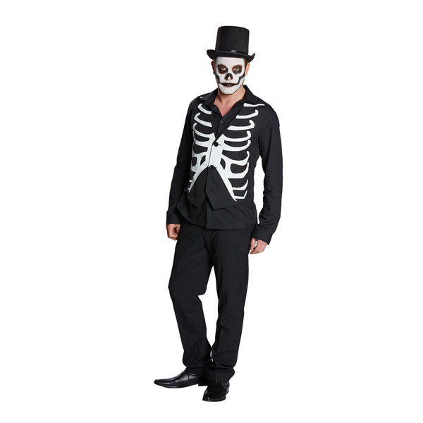 Weste Skelett Halloweenkostüm