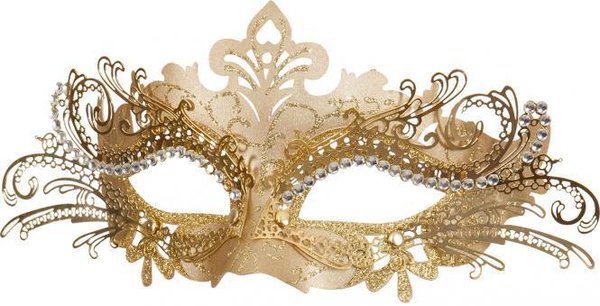 Venezianische Maske gold