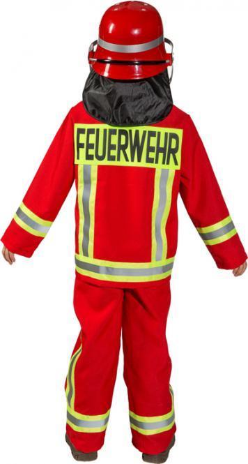 Feuerwehr Kostüm rot
