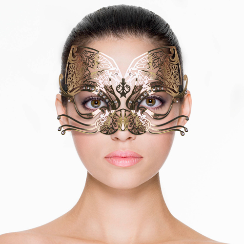 Venezianische Maske gold