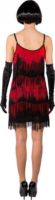 Charleston Kleid rot/schwarz